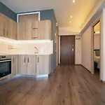 Abstract Flat With Urban View
