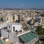 22Sqm Tiny Homm Rooftop Flat & Patio Acropolis View
