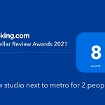 New Studio Next To Metro For 2 People