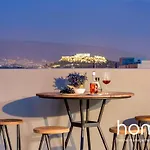 Academy Of Plato Homm Rooftop With Acropolis View