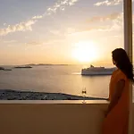 Yalos Mykonos 3 Bedroom Luxury Home In Mykonos Town With Sea & Sunset View