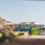 Luxury Apartment With Acropolis View Terrace And Jacuzzi - Living Stone Moonstone