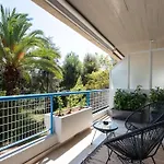 Beachfront Apartment In Voula W/Balcony