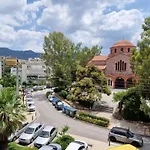 Rooftop 1 Bdr Apt Near Metro Cholargos - 5 Min Walk