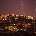 Amazing View Of Acropolis And Anafiotika In Plaka