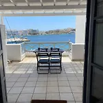 City Centre Tinos Studio With Old Port Sea View & Balcony