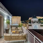Luxury Apt With Acropolis View Balcony And Jacuzzi