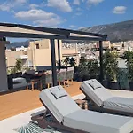Loft With Panoramic View Near The Center Of Athens
