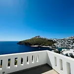 Astypalaia Bella Vista Houses Blue, Verde, Veranda Sunset
