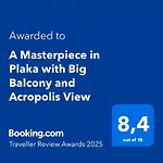 A Masterpiece In Plaka With Big Balcony And Acropolis View