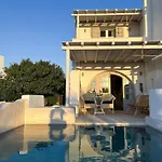 Argana Home Sleeps 5 Plaka Beach With Private Pool
