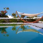 Lovely Santorini Villa 3 Bedrooms Villa Petra Private Pool Outdoor Dining Area Exo Gialos