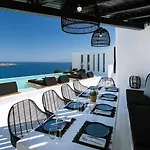 Magnificent Mykonos Villa Villa Rikei 5 Bedrooms Unique Aegean Sea Views Private Infinity Pool Outdoor Jacuzzi Psarou Beach