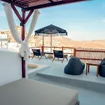 Santorini Rooftop Hot Tub Suite With Panoramic Views