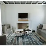 Elegant Mykonos Villa Villa White Satin Private Gym 4 Bedrooms Sea View