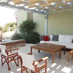 Charming House With Sea View In Chrousa, Fenced Garden