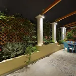 Oasis Veranda Under Columns.Kolonaki Embassy Area.