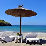 The Stone Beach House In The Area Of Kampi, Koundouros