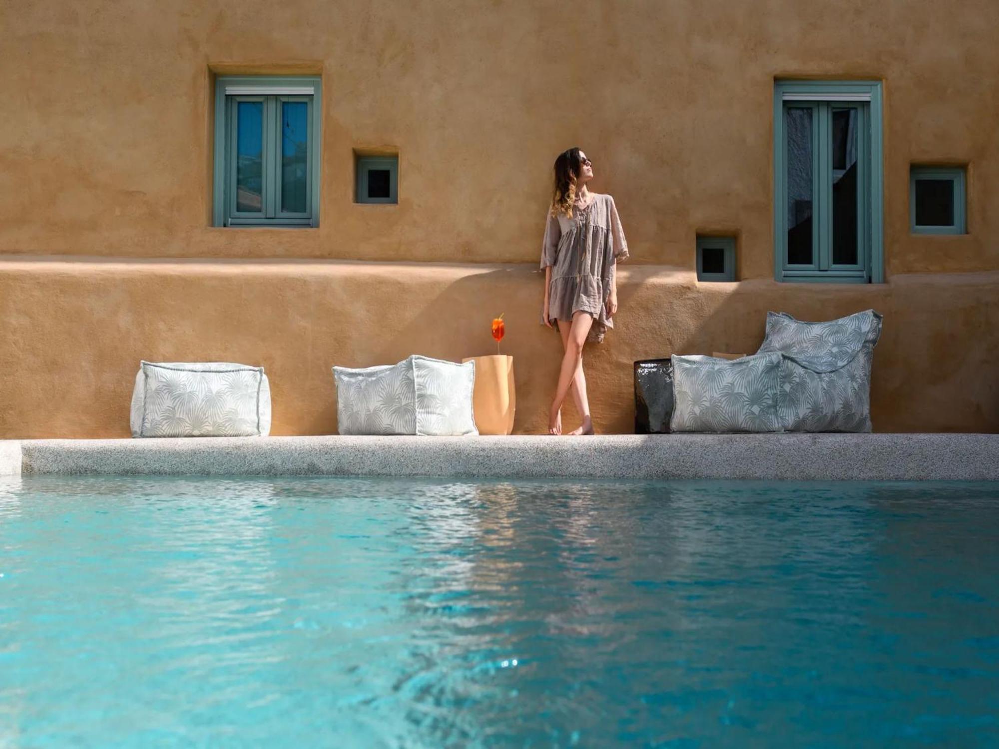 Villa Luxury Santorini Potamos Luxury House 2 Bedrooms Private Pool Serene Location Episkopi *